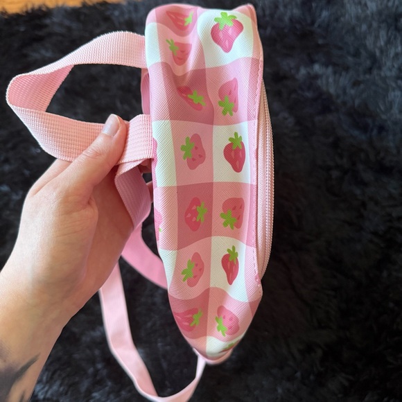 Pink Strawberry Shortcake Mini Backpack - Picture 2 of 5